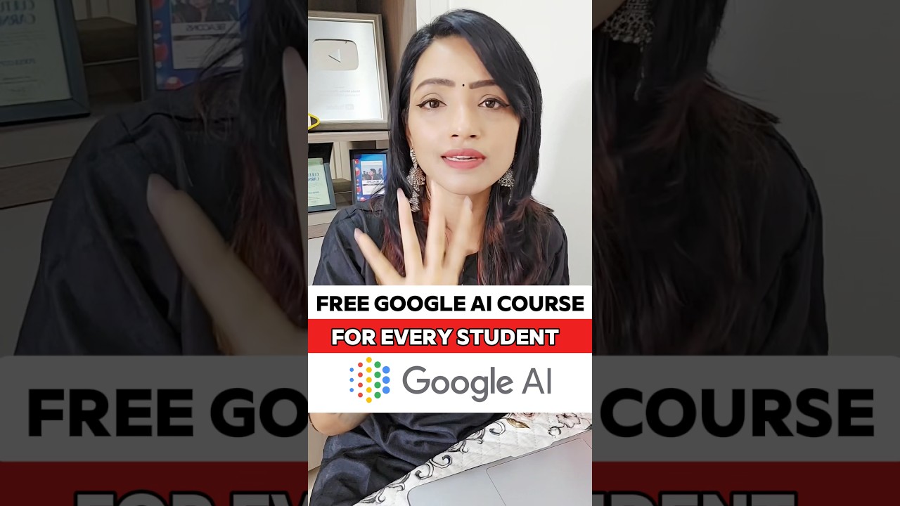 FREE GOOGLE AI COURSE EVERY STUDENT MUST DO 2025 #mediamentor #google #freecourse