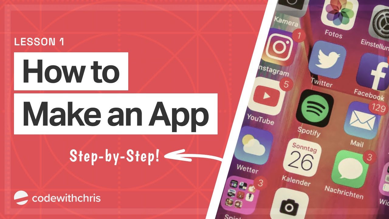 How to Make an App for Beginners (2020) – Lesson 1