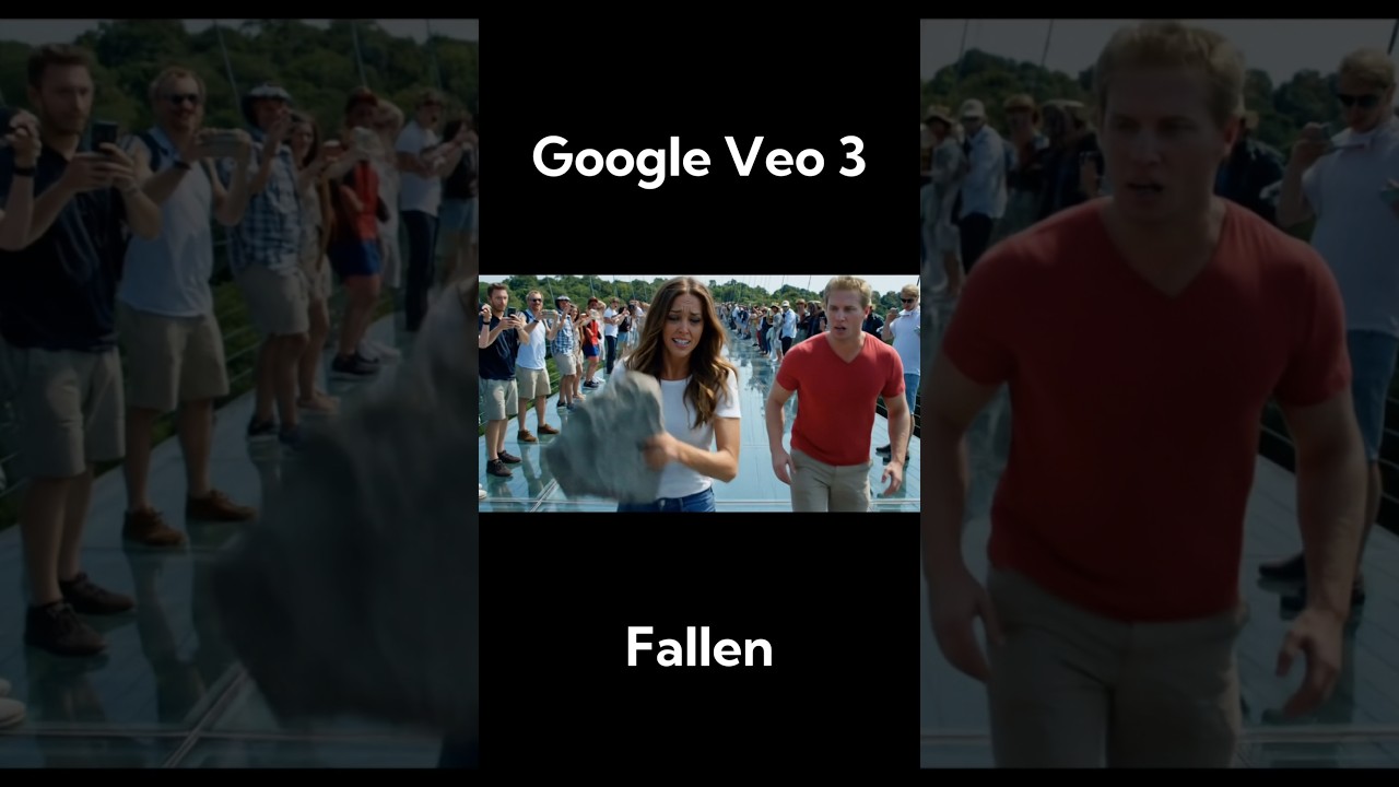 Google Veo 3 | Dropped #google #veo3 #funny #fyp #AI #gemini
