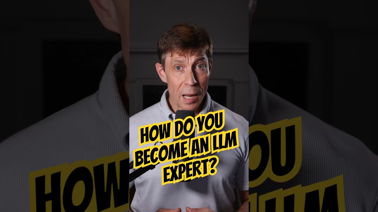 How do YOU become an LLM expert??? #generativeai #gpt4 #llm