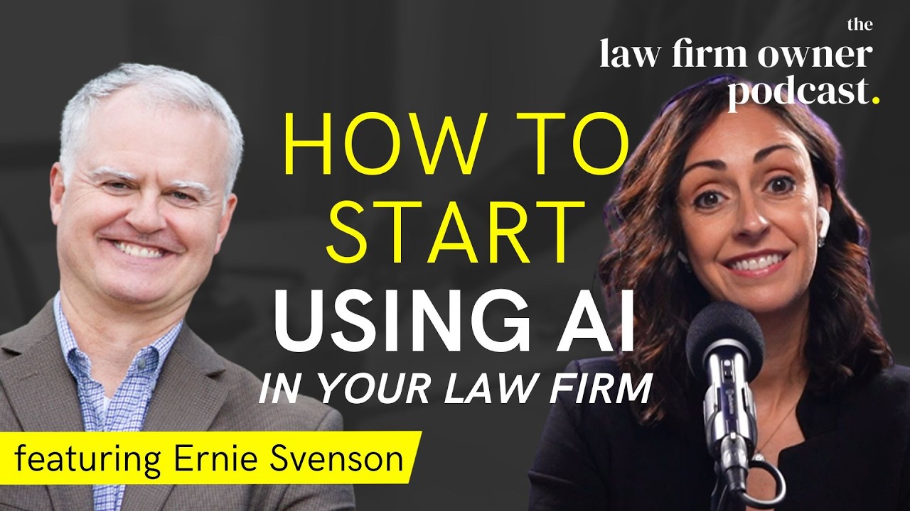 AI Tools for Law Firms [Practical Steps to Learn AI from a Legal Tech Expert]