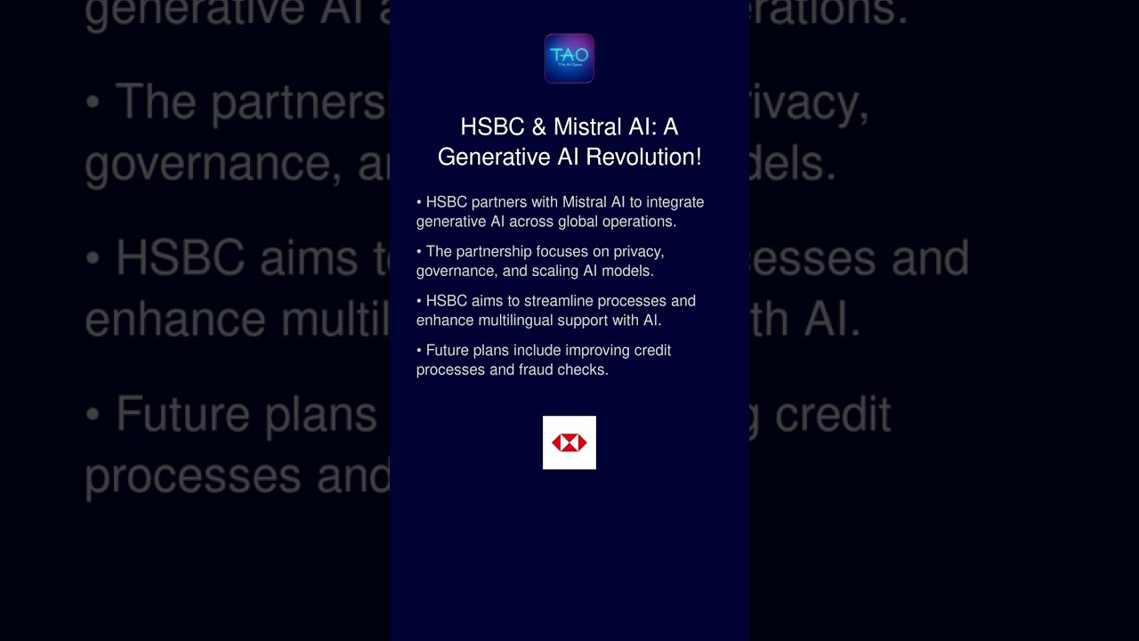 HSBC & Mistral AI: A Generative AI Revolution!