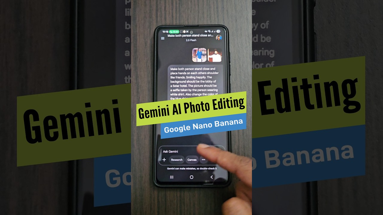 Google Nano Banana available for Free | Gemini AI Photo Editing Feature 🤩