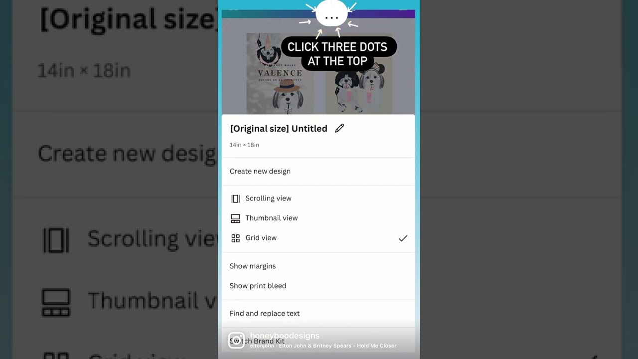 Canva Phone App Made Easy: How to make a copy of a page