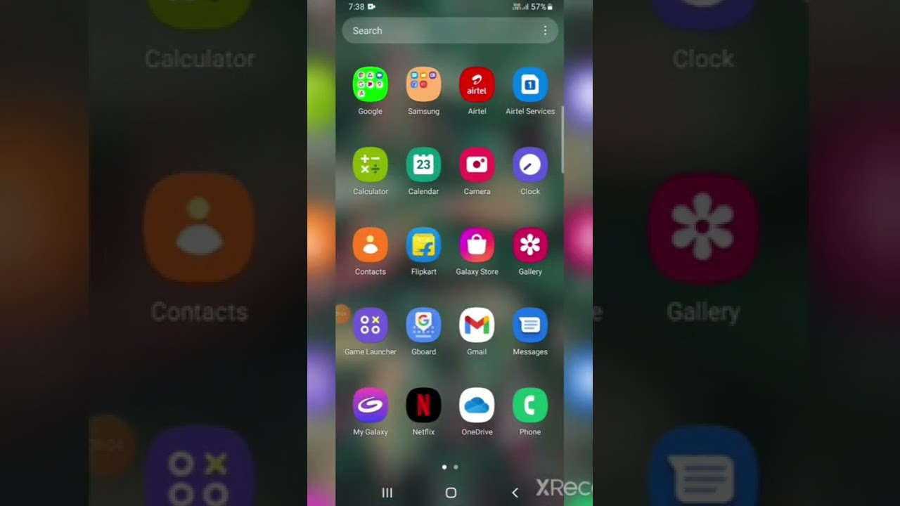 How To Change App Drawer in Samsung Smartphones. #shorts