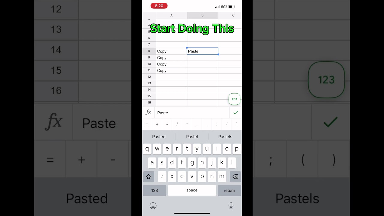 How To Copy And Paste In Google Sheets Mobile?