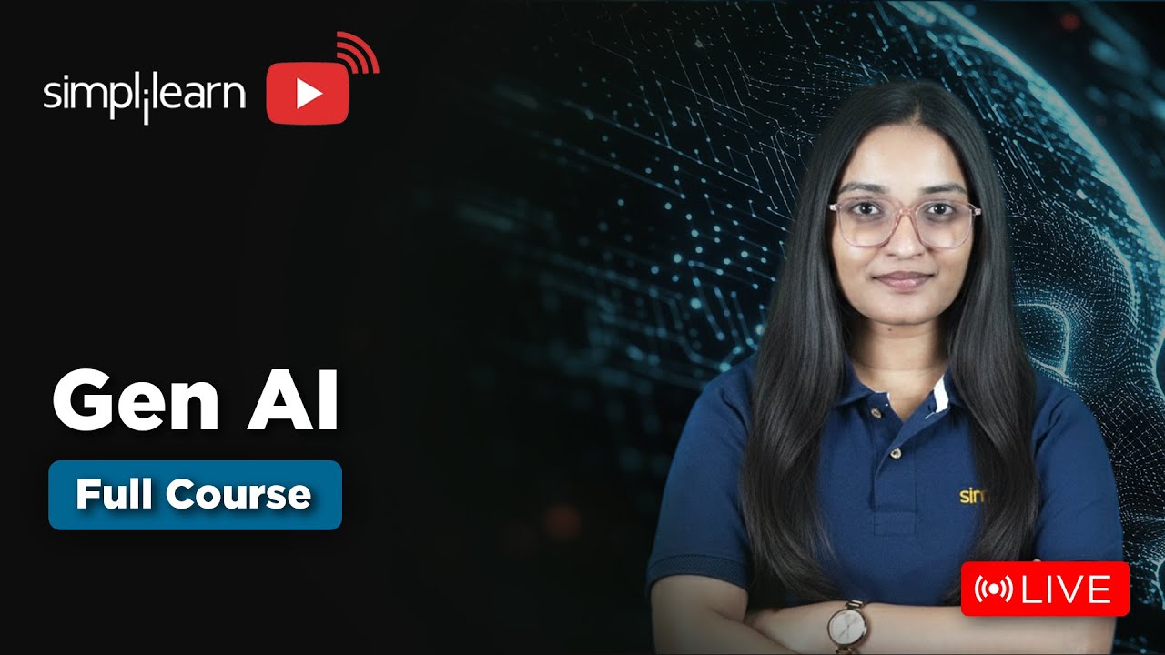 Gen AI Full Course 2026 | Generative AI Tutorial For Beginners | Generative AI  Course | Simplilearn
