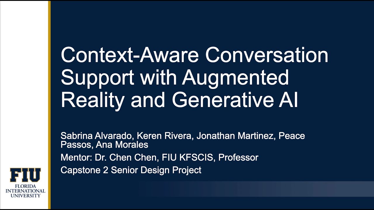 Context-Aware Conversation Support with Augmented Reality and Generative AI – Introduction Video