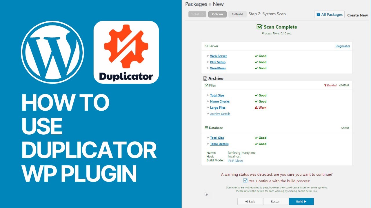 How To Use Duplicator FREE WordPress Plugin To Do a Website Backup?