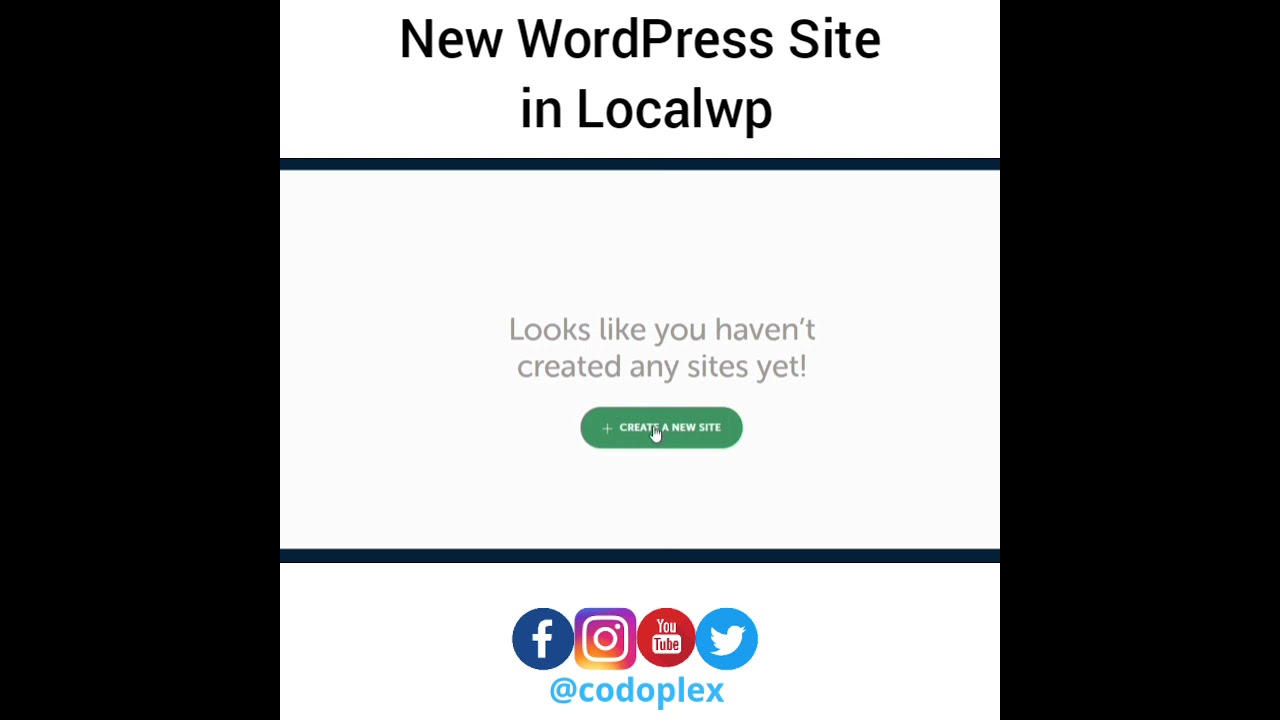 LocalWP – Create a new WordPress site