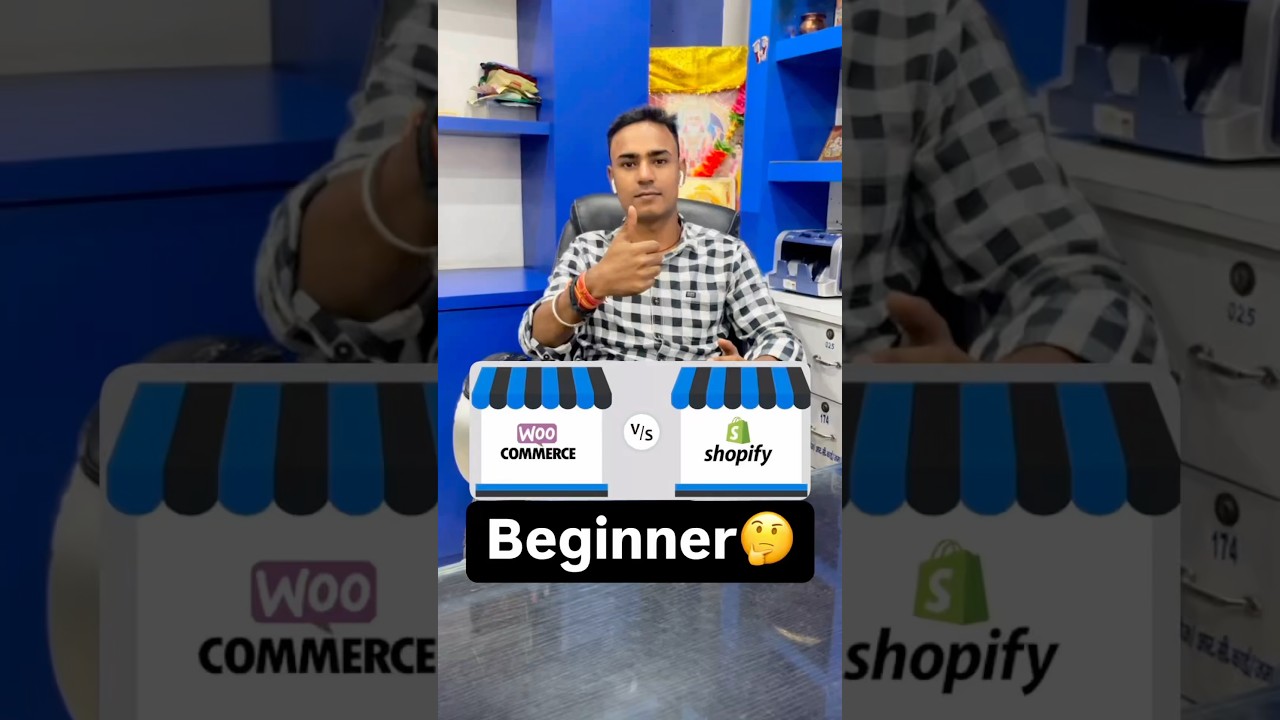 WordPress vs Shopify 🔥 which is begginers friendly woocommerce #shopify #wordpress