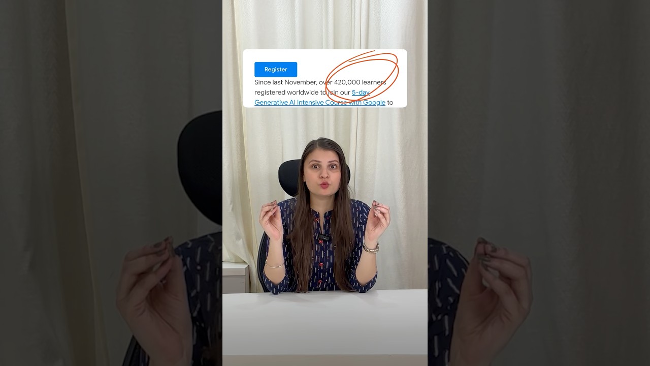 Google’s Biggest Giveaway for Indian Students | Free AI Course + Digital Badge #GoogleBootcamp