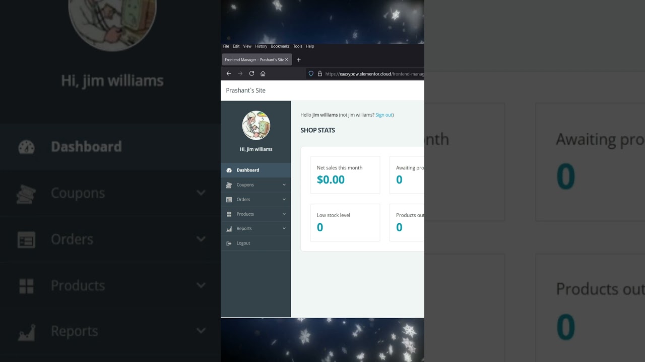 WooCommerce Frontend Manager Plugin #wordpress