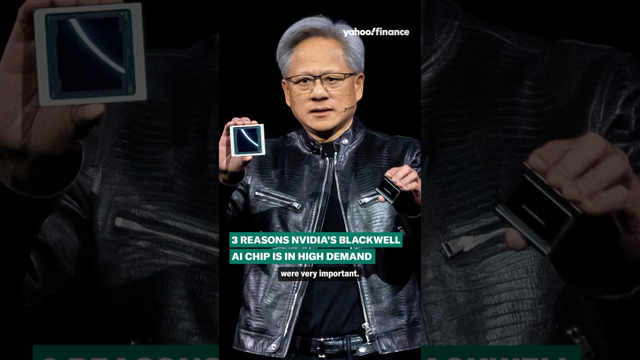 @NVIDIA: 3 reasons Blackwell AI chip is in high demand #shorts