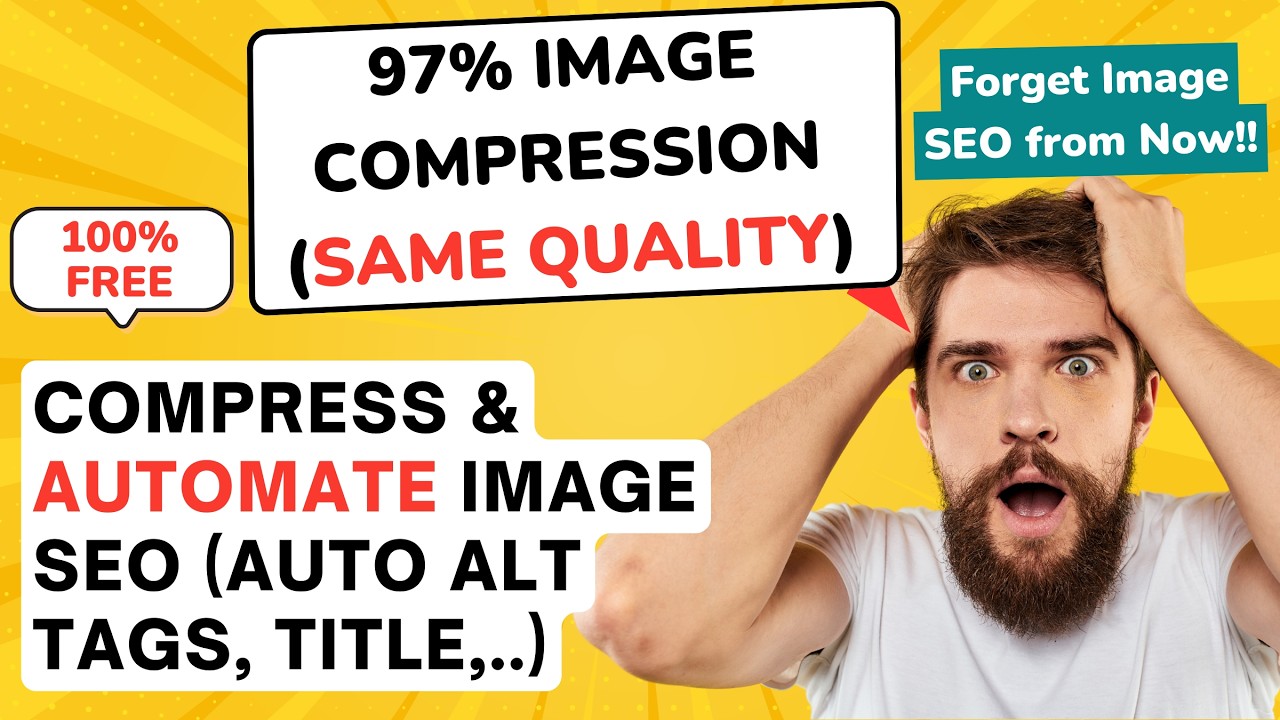 Best Free Image Optimization Plugin for WordPress 🔥 Compress & Automate Image SEO (WebP + Alt Tags)