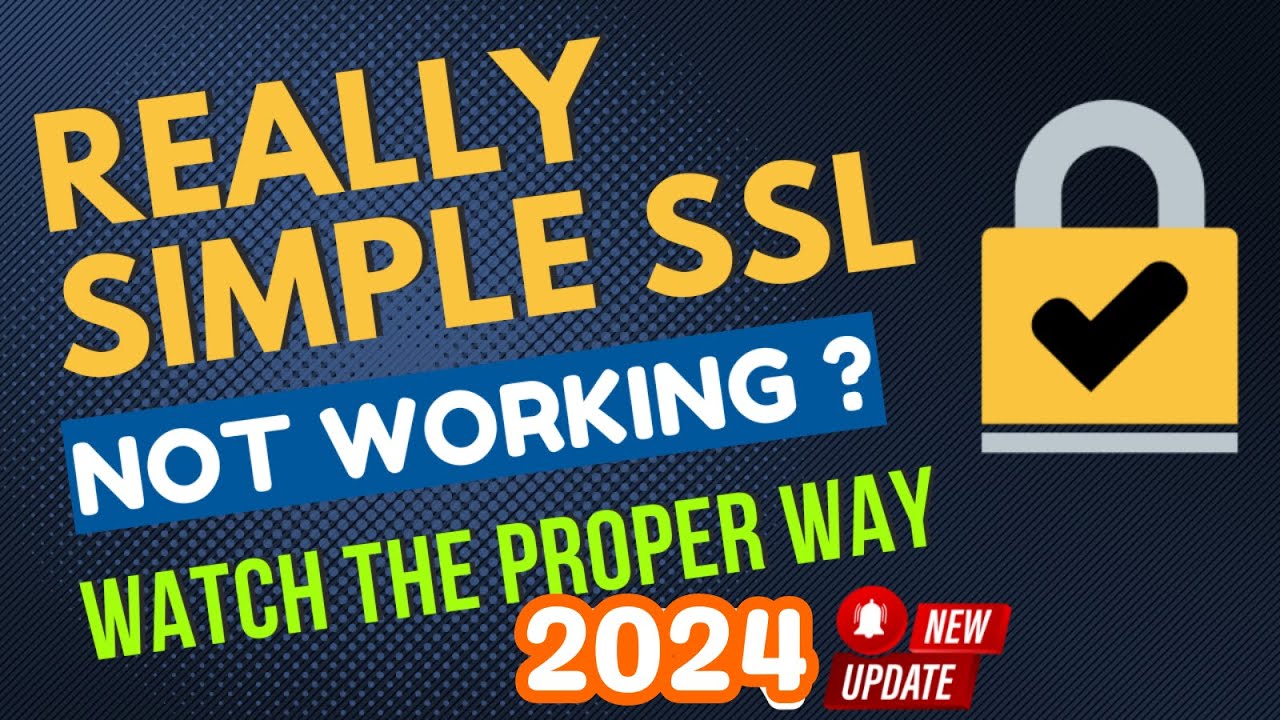 Really Simple SSL WordPress Plugin Tutorial 2025 – Proper Way to Install SSL (Lifetime)