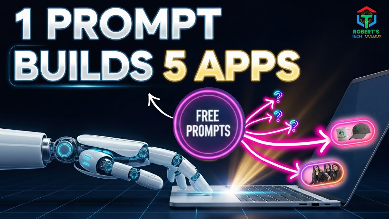 Build 5 Free AI Apps With Gemini (No Code Required)