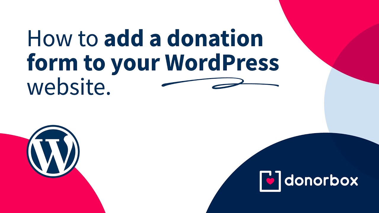 Best WordPress Donation Plugin – How to Add a Donation Form to Your Website | Donorbox Tutorial 🎬