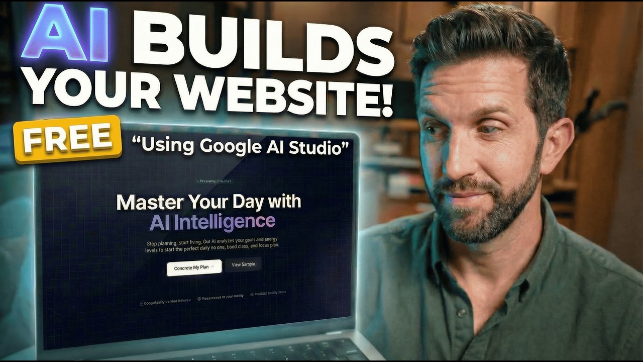 Build a Full Website With Google AI Studio — No Coding Needed!
