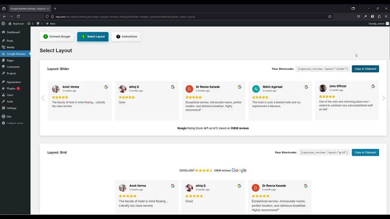 Widgets for Google Business Reviews and Ratings – WordPress Plugin Setup & Guide
