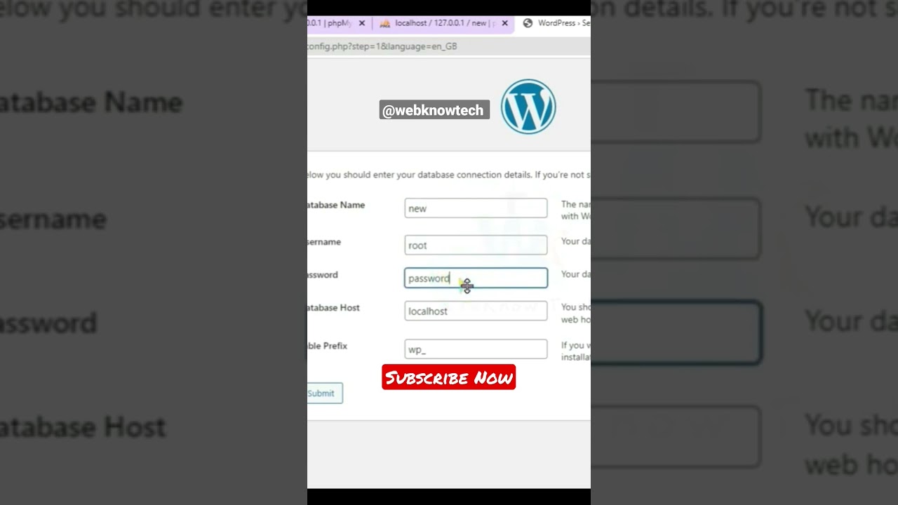 How to Setup WordPress On Localhost [ Xampp ] #shorts #wordpress #tech #learn #xampp