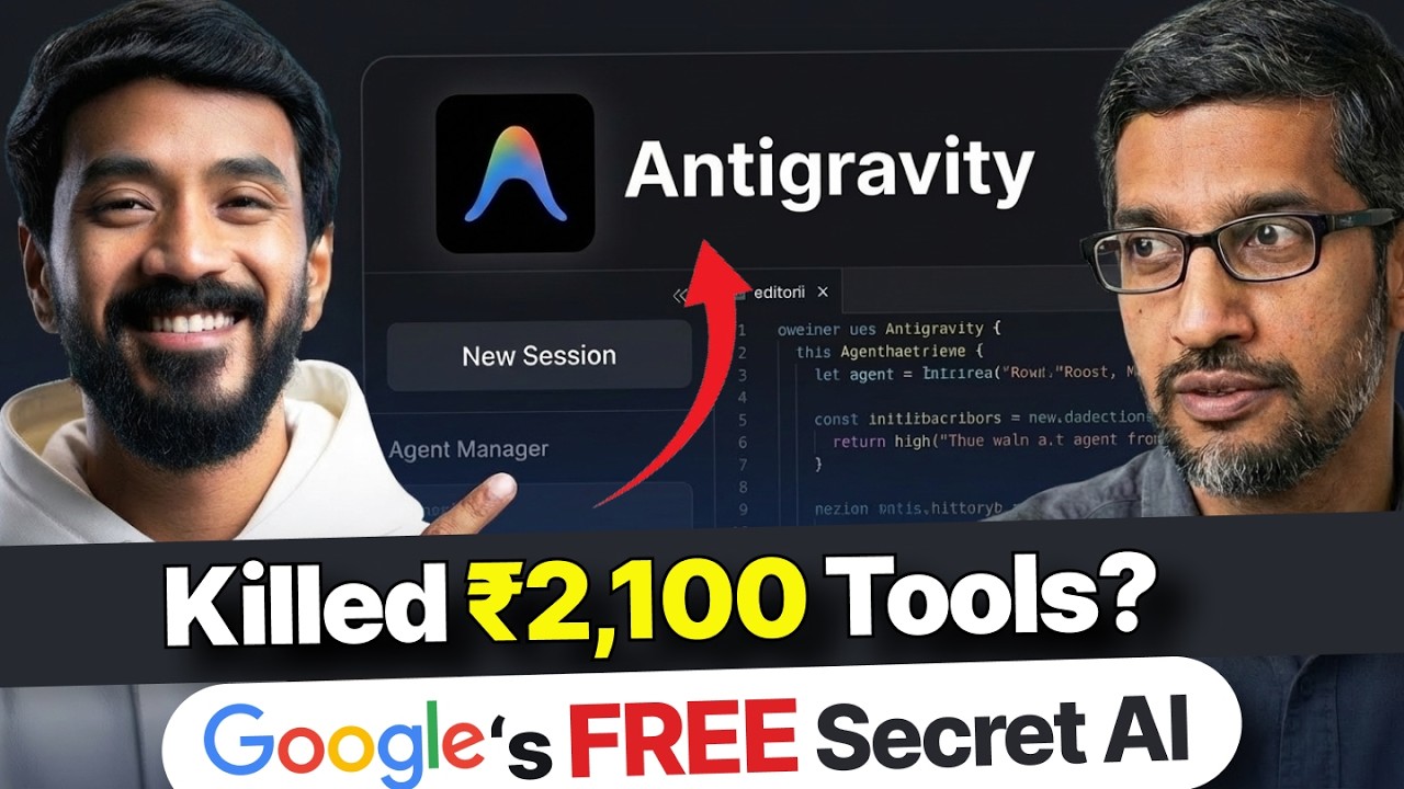 Google’s Secret FREE Tool DESTROYS ₹2,100/Month AI Coders (Built 3 Apps in Minutes)