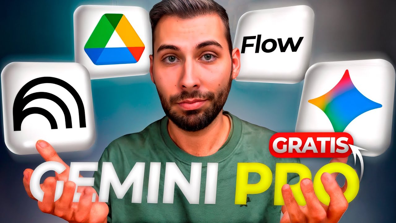 Gemini desbloqueado! Cómo tener Google AI PRO GRATIS 🤯 Gemini Workspace, Flow, …