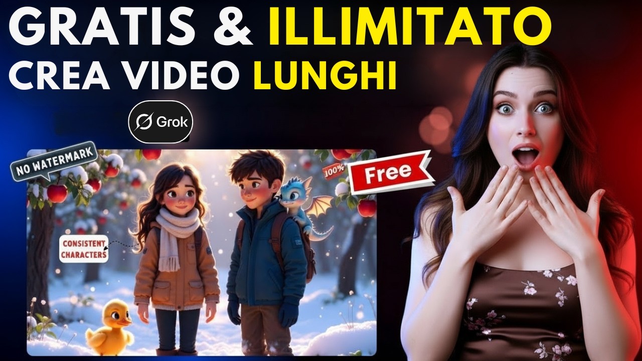 GROK AI | Crea Video Lunghi GRATIS con l’Intelligenza Artificiale [guida completa]