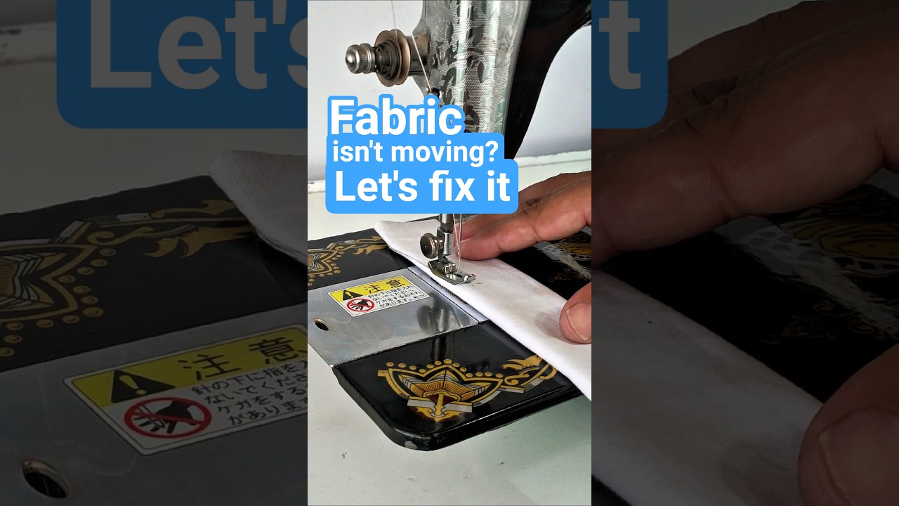 Sewing machine isn’t moving fabric. #sewingmachinerepair #sewing #sewingtips #sewingtutorial