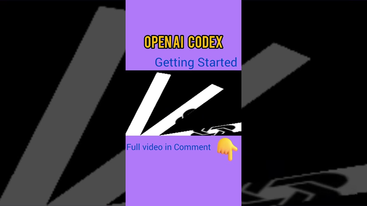 Open AI CODEX Tutorial 2026 || Getting Started with Codex