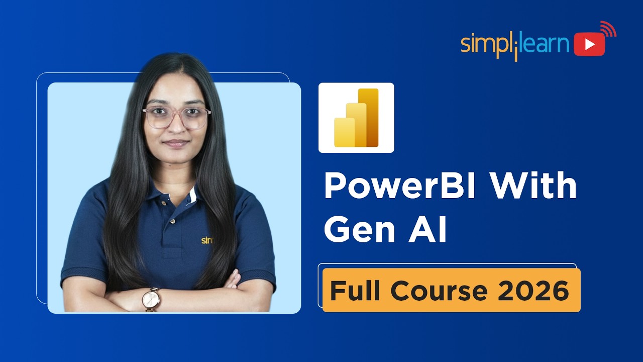 Power BI With AI Full Course 2026 | Power BI With AI Tutorial | Power BI With AI Tools | Simplilearn