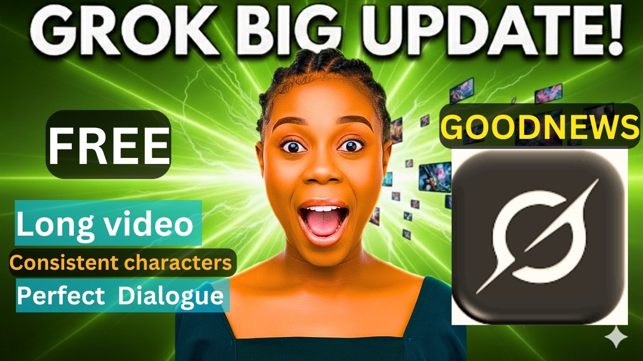 Create Long AI Videos With Consistent Characters and Perfect Dialogue Using Grok Free & Unlimited