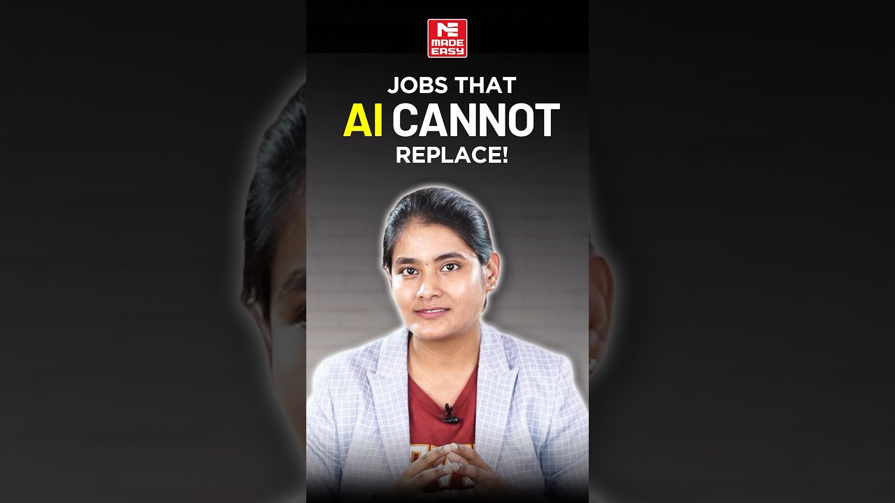 Jobs that AI cannot replace! | Explained by Lamiya Ma’am | MADE EASY