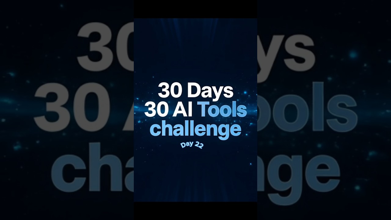 ​30 Days 30 AI Tools Challenge || Day 22 #dreamface #ai #photoanimation #shorts #tamilai #magic