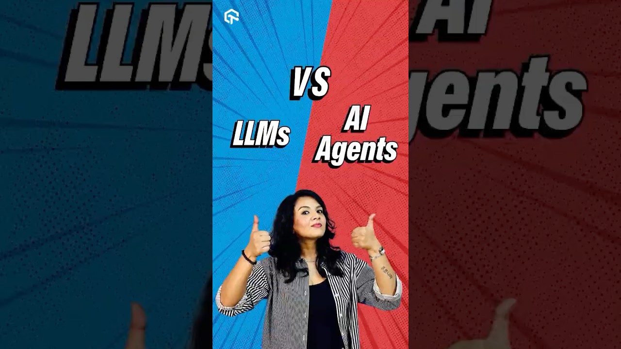 LLMs vs AI Agents: The Difference Explained!