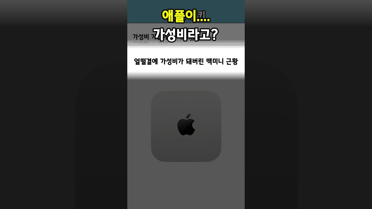 얼떨결에 가성비가 되어버린 맥미니 근황