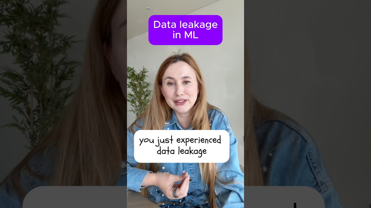 What is data leakage in machine learning #ml #datascience