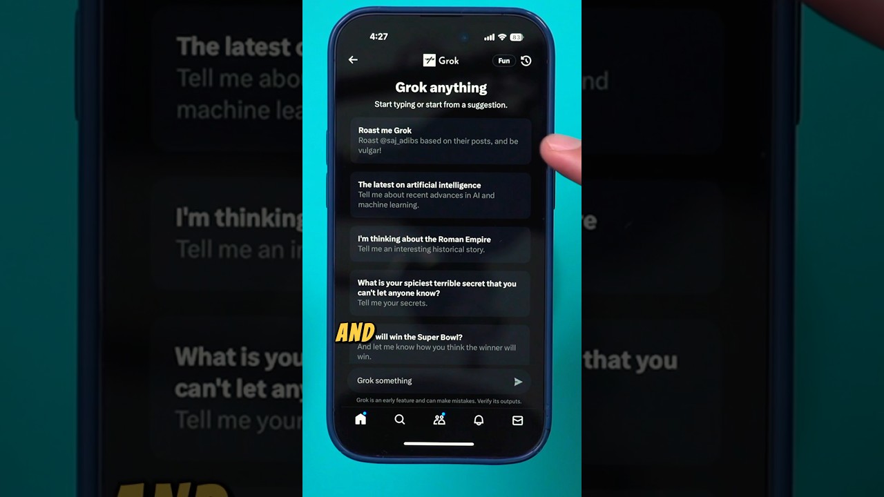 Grok AI is now available