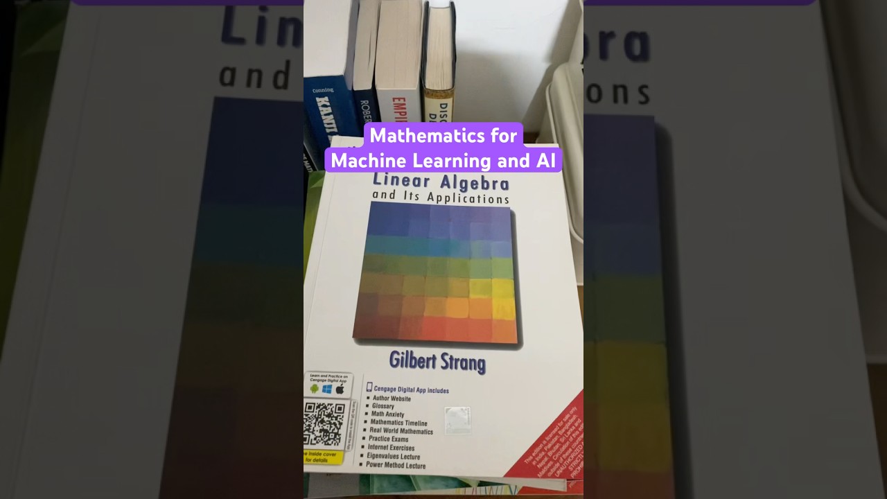 Math books for machine learning  #mathematics #maths #ai #machinelearning #deeplearning