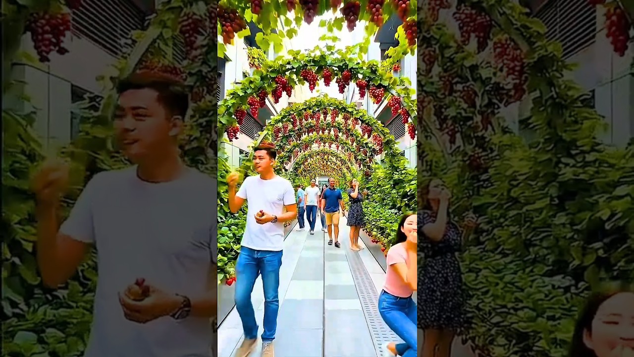 🌿 Timelapse build: Dirty Alley → Futuristic Green Tunnel (Clean City Lesson) 🌱 #timelapsebuild