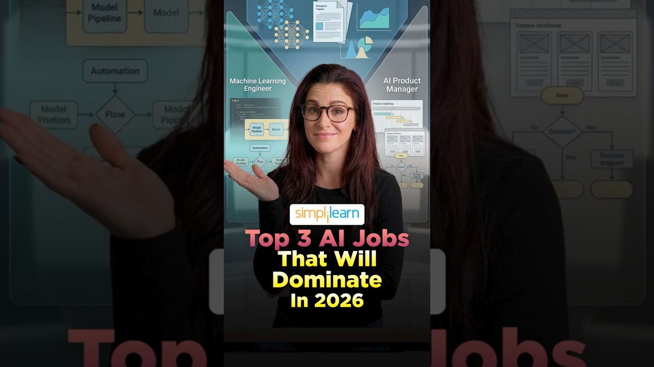Top AI Jobs That Will Dominate in 2026 | Career Guide | #shorts | #simplilearn