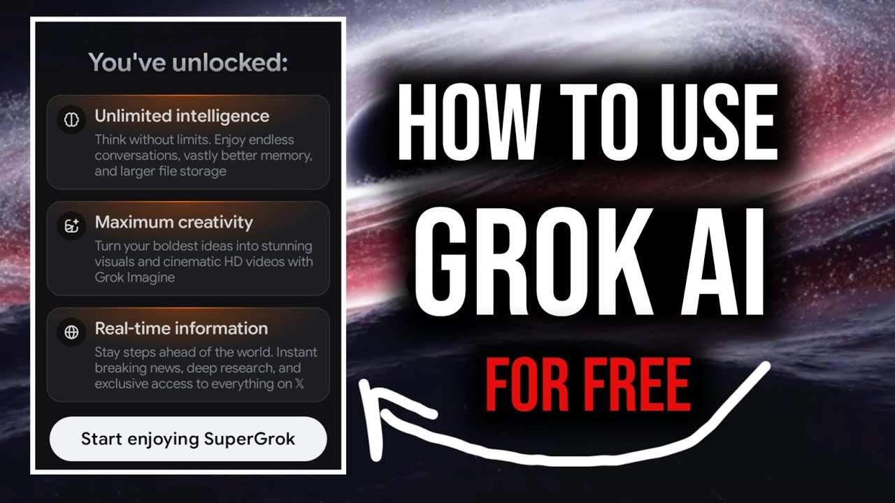 Unlock Grok AI for FREE – Unlimited Intelligence, Creativity & Real-Time Info!”