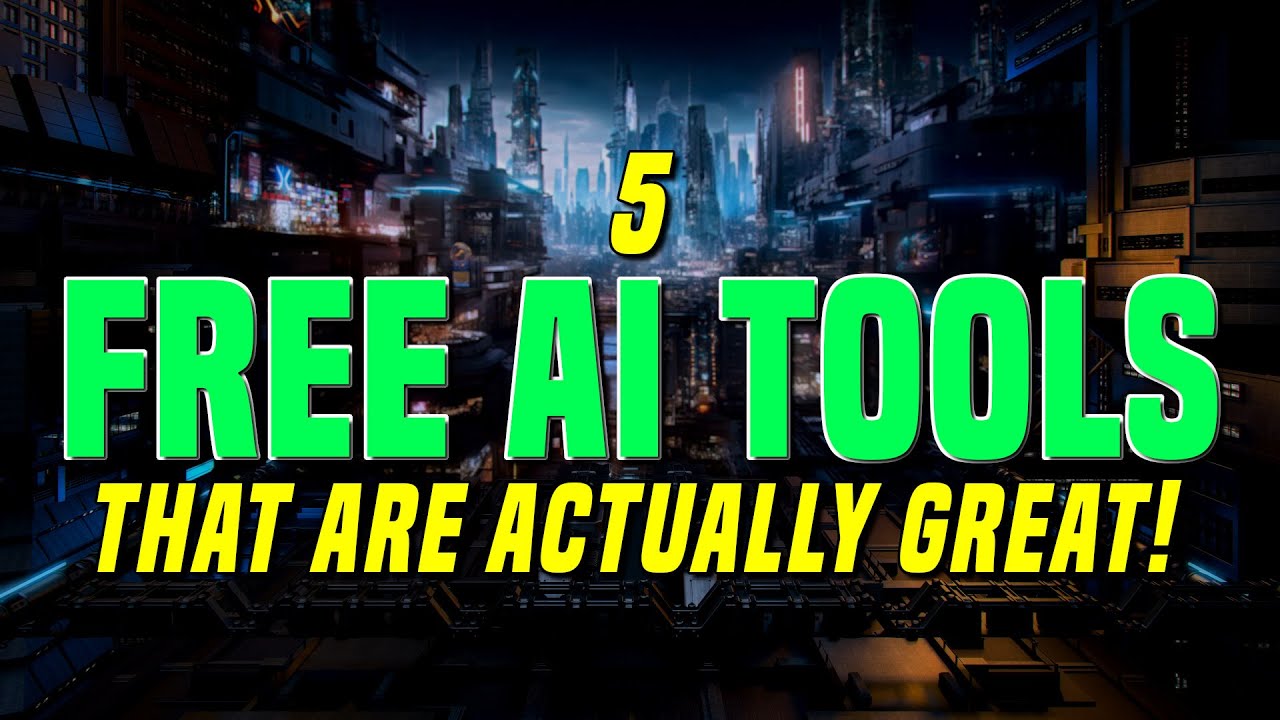 5 Free AI TOOLS That Are Actually Great!
