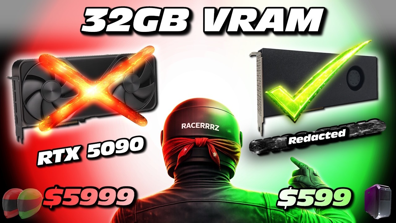 Expensive RTX 5090 for LLMs? NO. Use This Instead. (SXM2 + Z8 G4, #RACERRRZ)