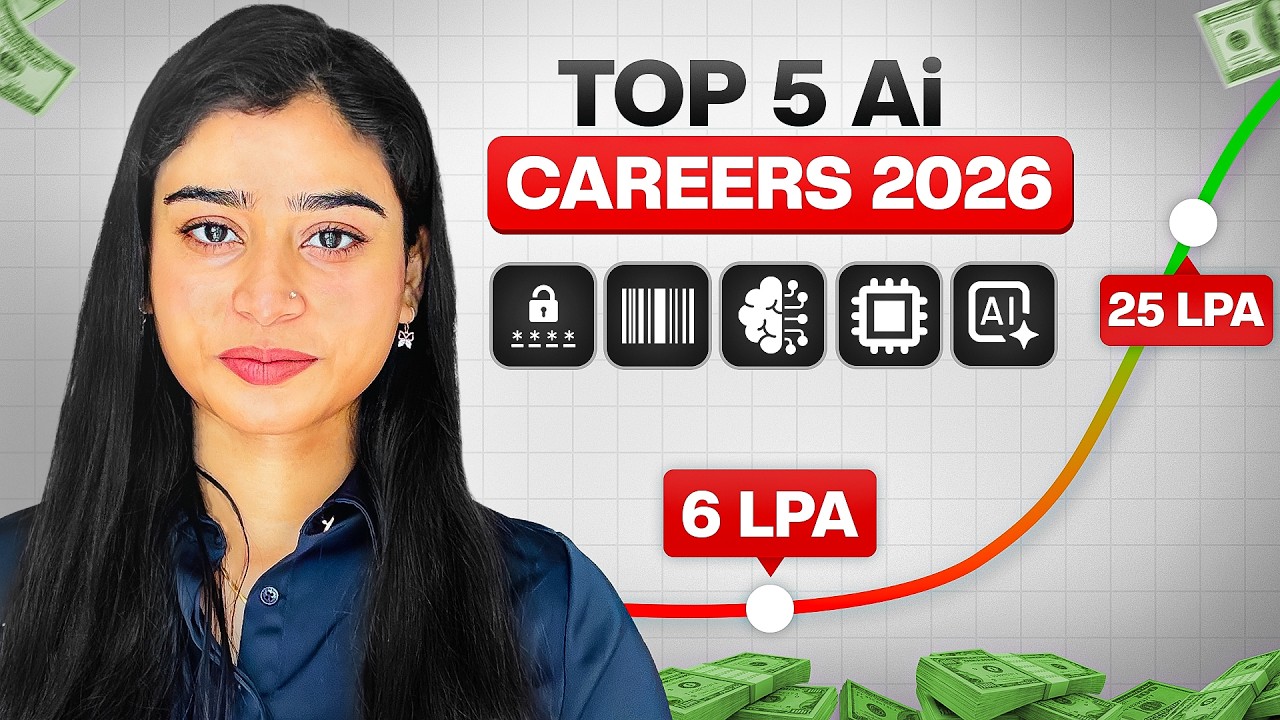 AI Is NOT Replacing You 😳 | TOP Best AI Careers in 2026 + Full Roadmap