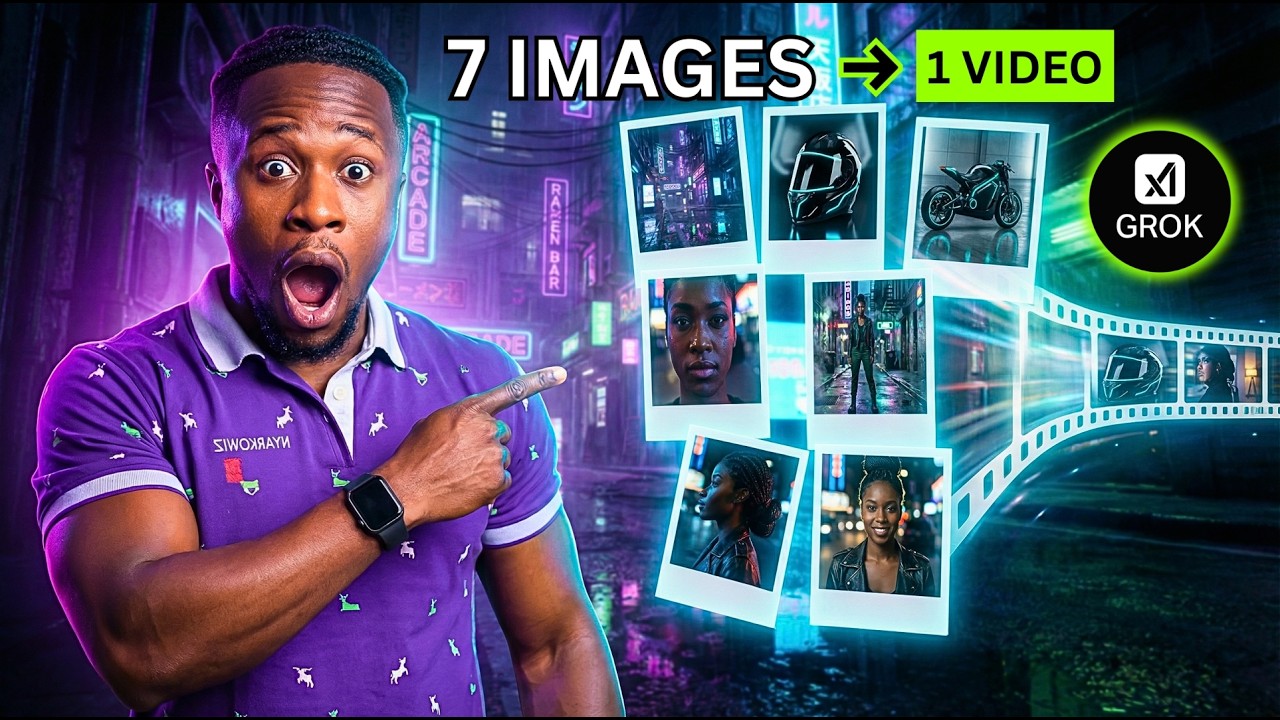 Grok AI’s NEW Animate Images Feature is INSANE! (Turn 7 Images Into Video)