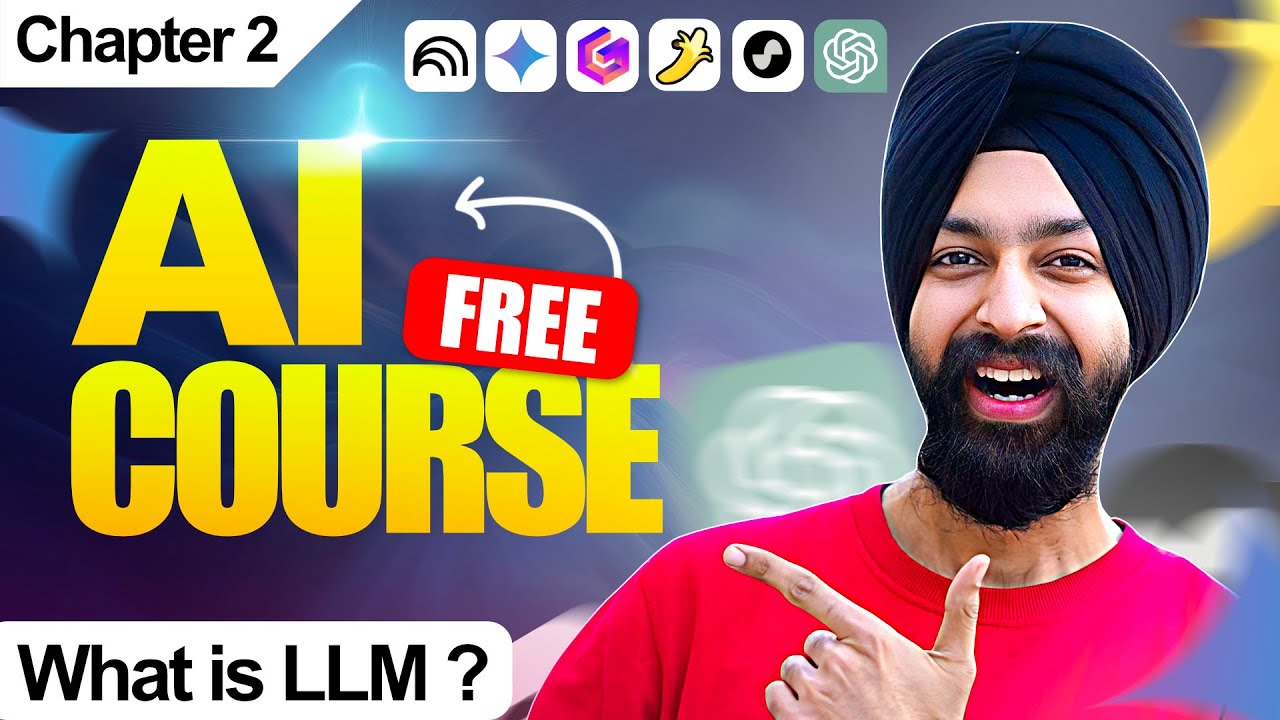 Free AI COURSE for Beginners – Class 2 – What is LLM? LLMs Explained Easy #course #ai