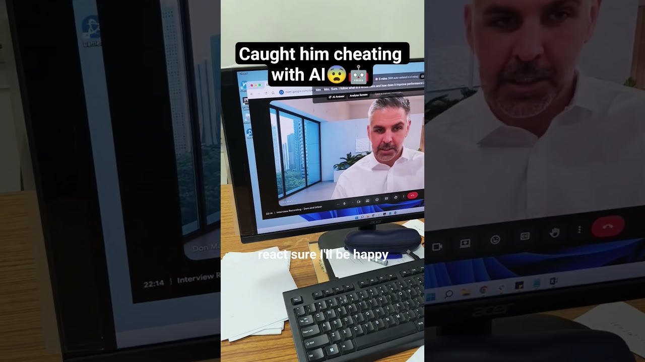 AI just leveled up game 😨 #futureisnow #ai #parakeetai #jobs #interview #career #4u