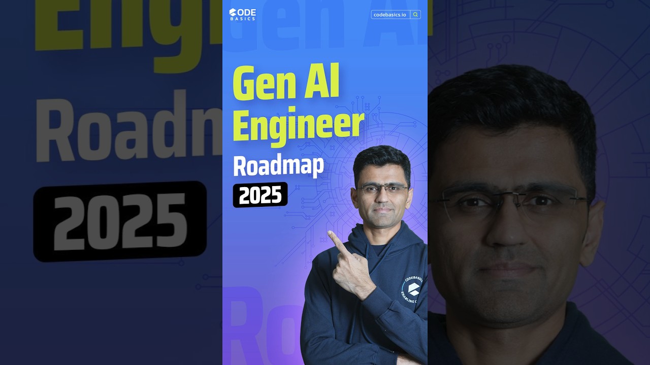 Gen AI Engineer Roadmap 2025 #shorts #data #dataanalyst #genai #datascientist