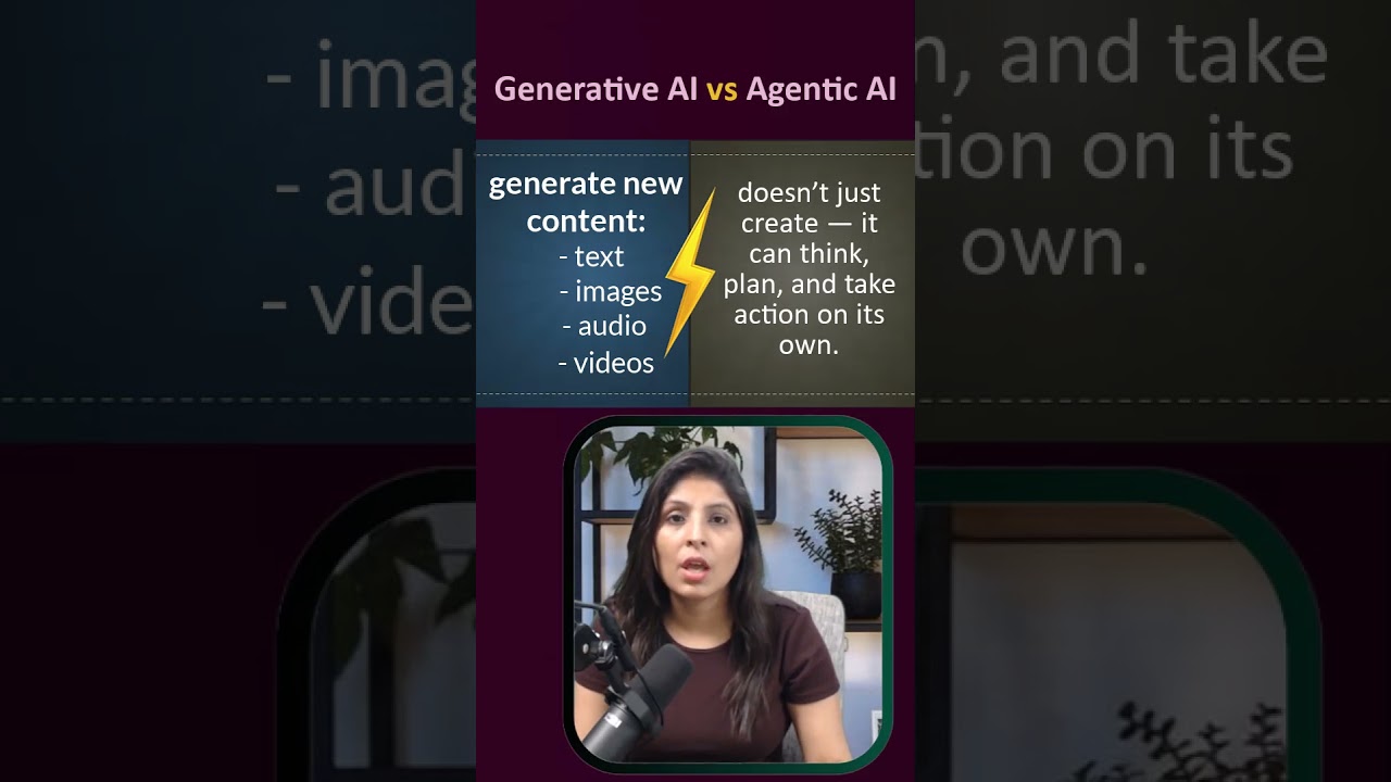 Generative AI vs Agentic AI | what’s the difference?